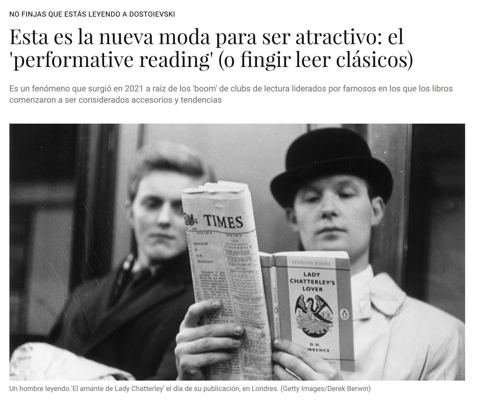 El confidencial performative reading