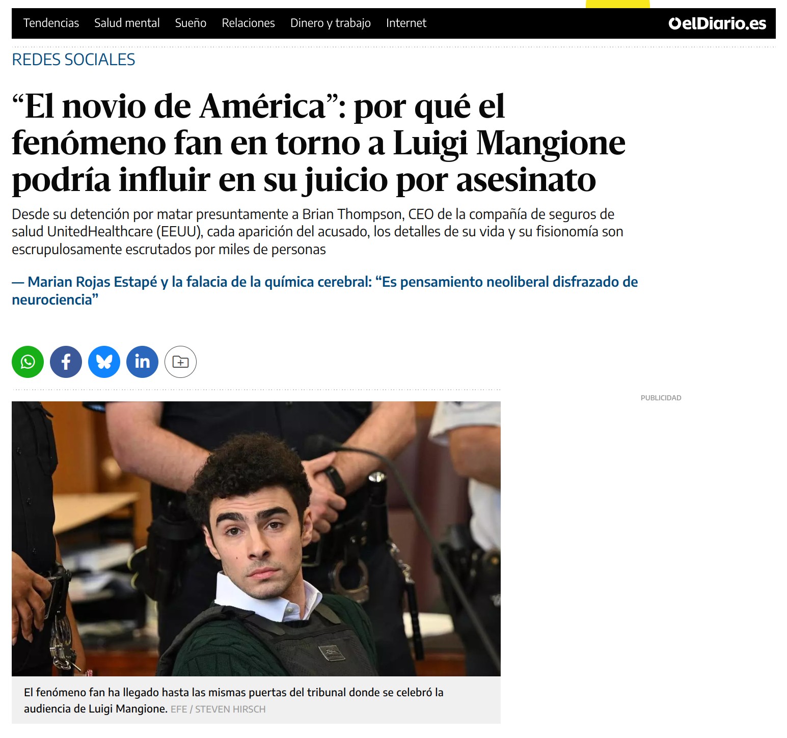 eldiario.es artículo Luigi Mangione