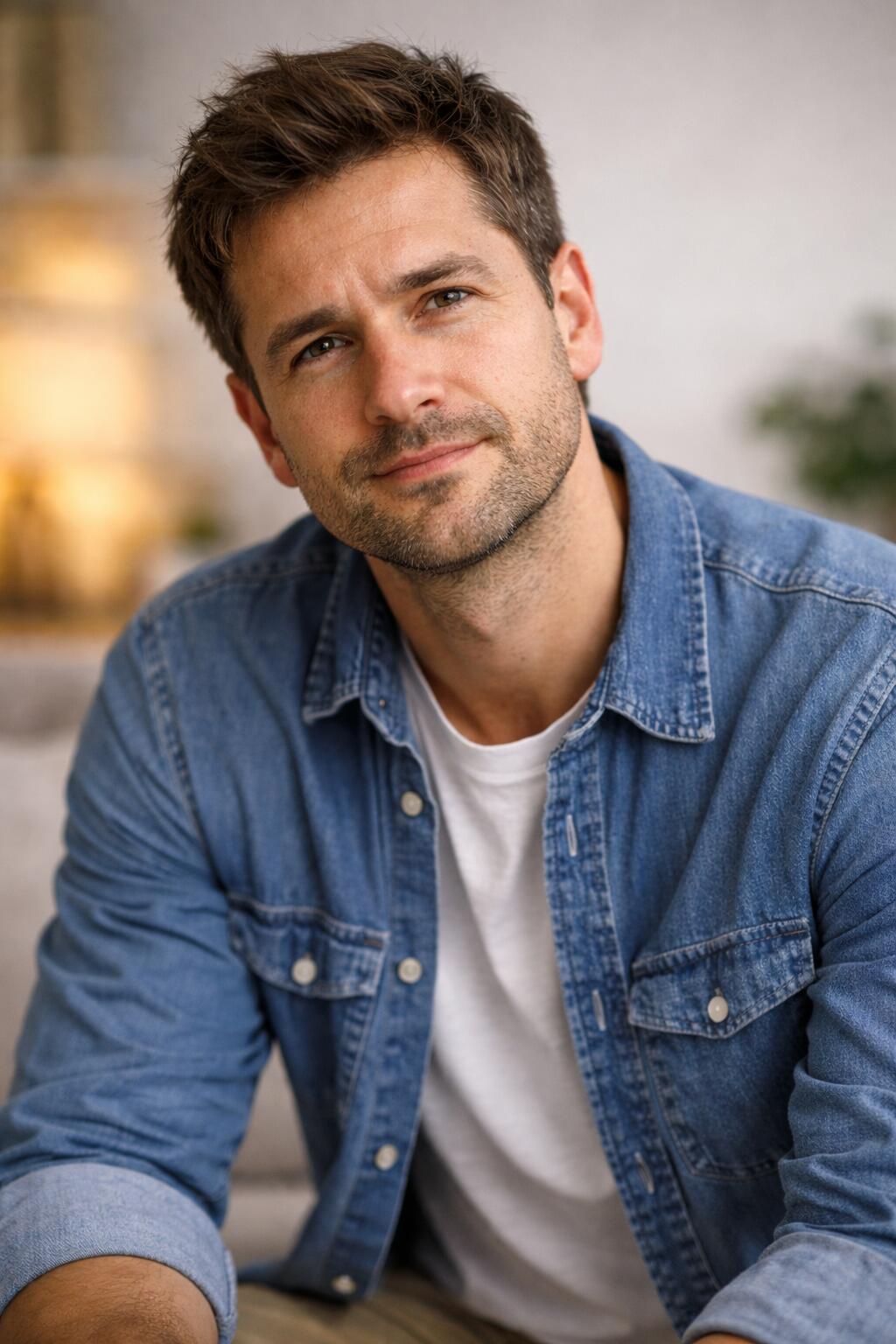 Hombre valorando iniciar terapia para mejorar empatía.