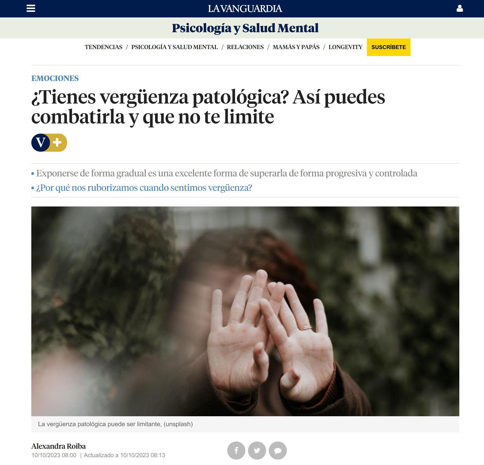 Verguenza patológica